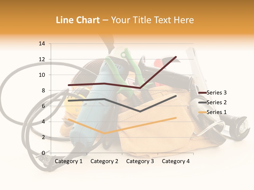 Yellow White Hammer PowerPoint Template