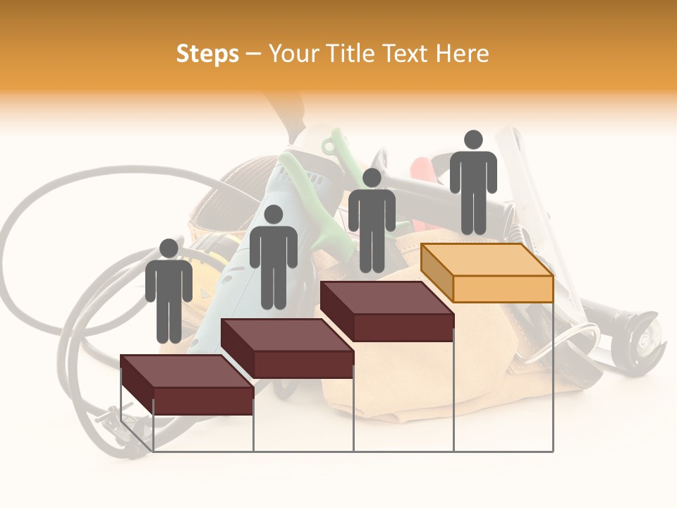 Yellow White Hammer PowerPoint Template
