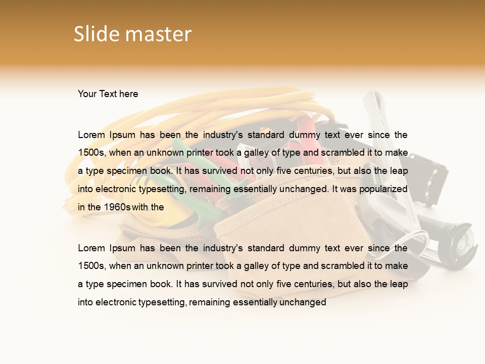 Tool Belt PowerPoint Template