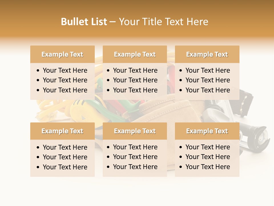 Tool Belt PowerPoint Template