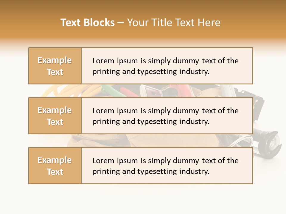 Tool Belt PowerPoint Template