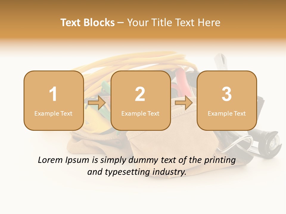 Tool Belt PowerPoint Template