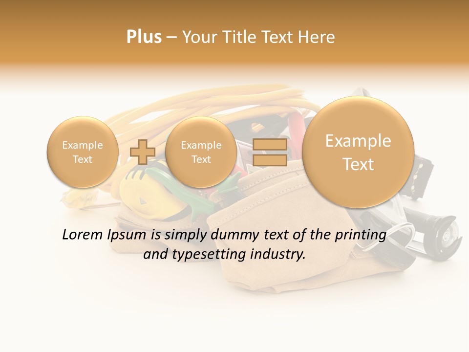 Tool Belt PowerPoint Template