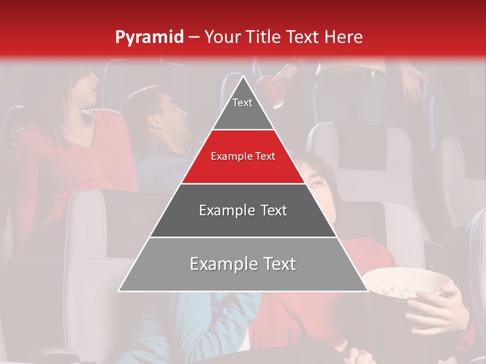 Jovenes En El Cine PowerPoint Template