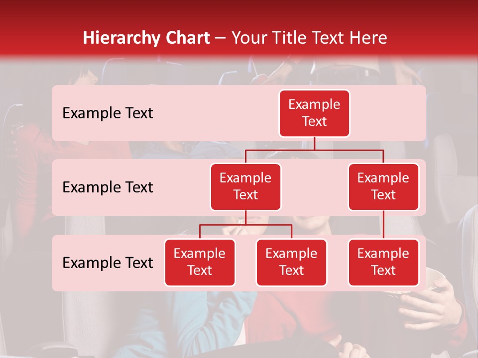 Jovenes En El Cine PowerPoint Template