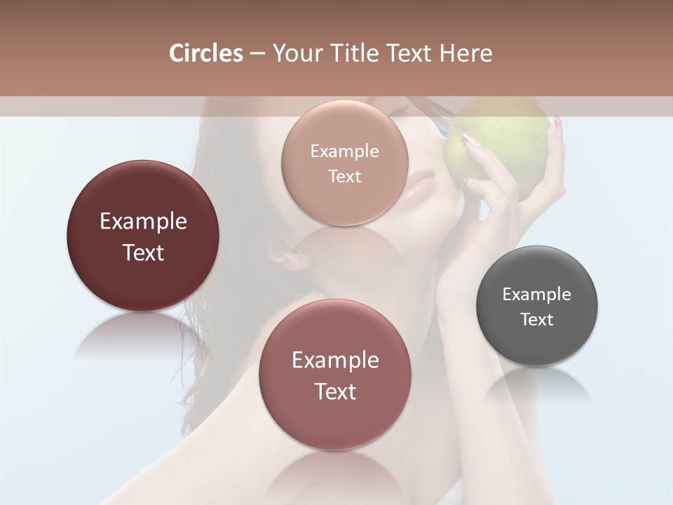 Care Brunette Wet PowerPoint Template