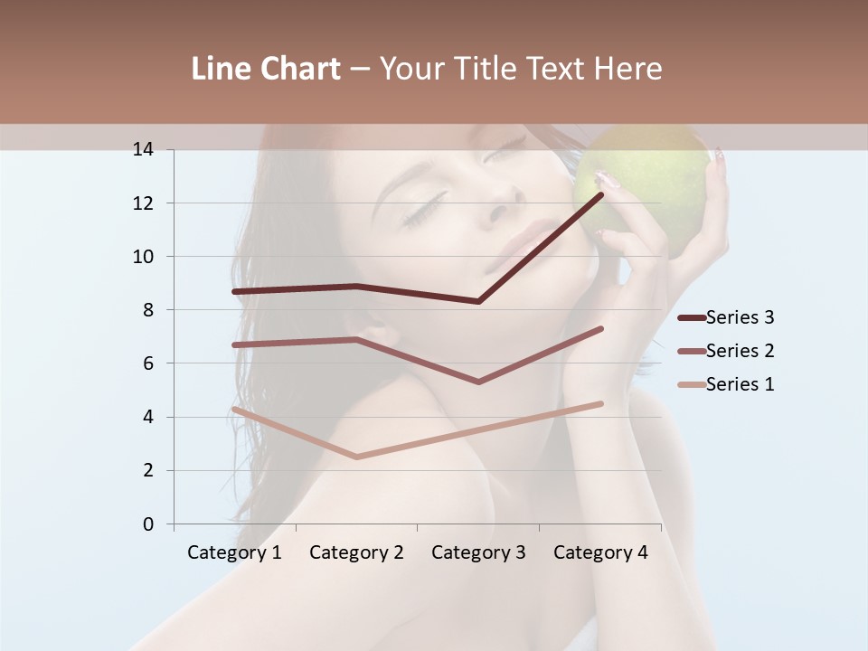 Care Brunette Wet PowerPoint Template