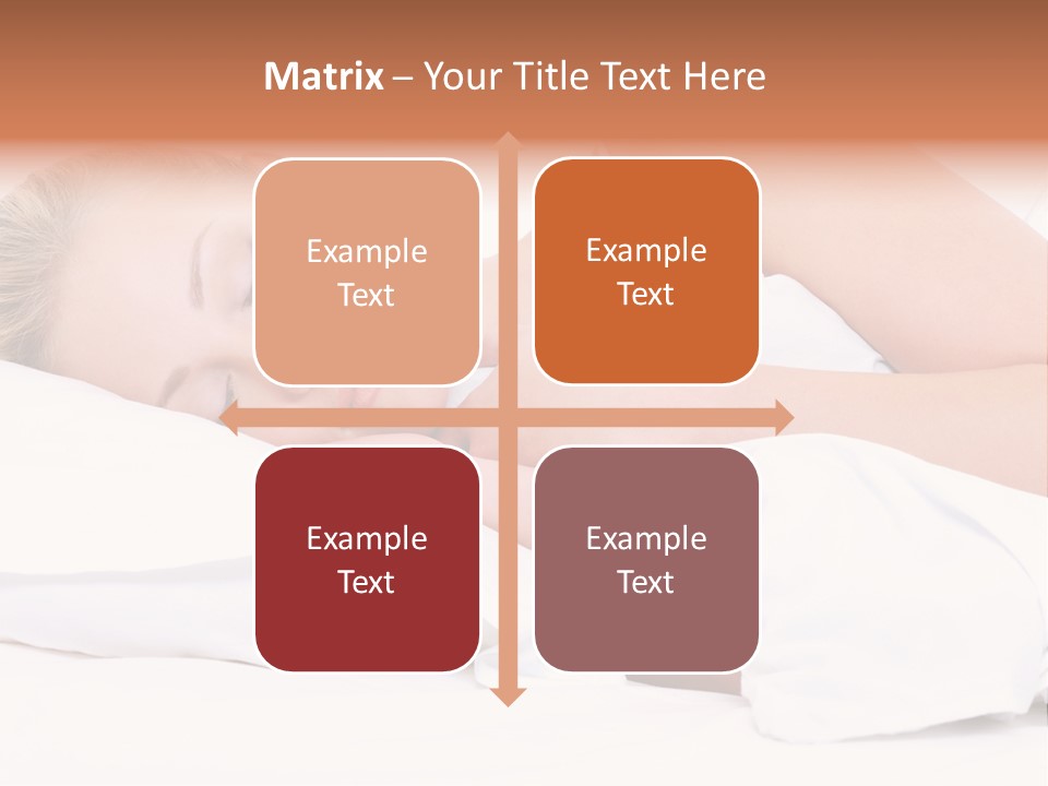 Sleeping People PowerPoint Template