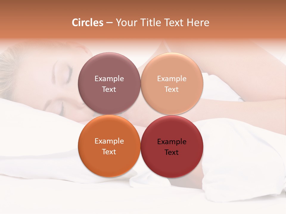 Sleeping People PowerPoint Template