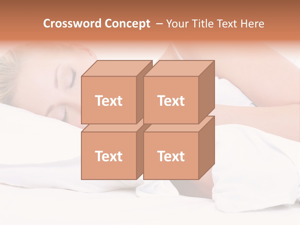 Sleeping People PowerPoint Template