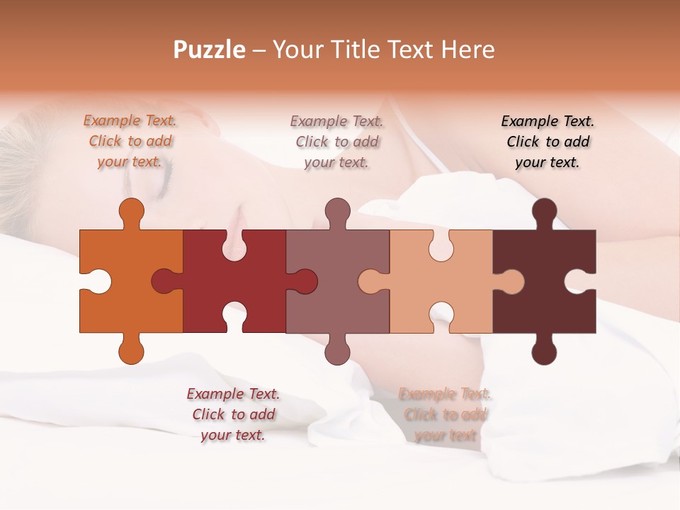 Sleeping People PowerPoint Template