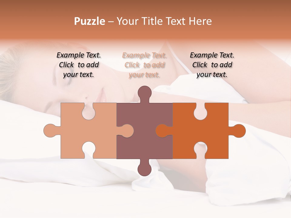 Sleeping People PowerPoint Template