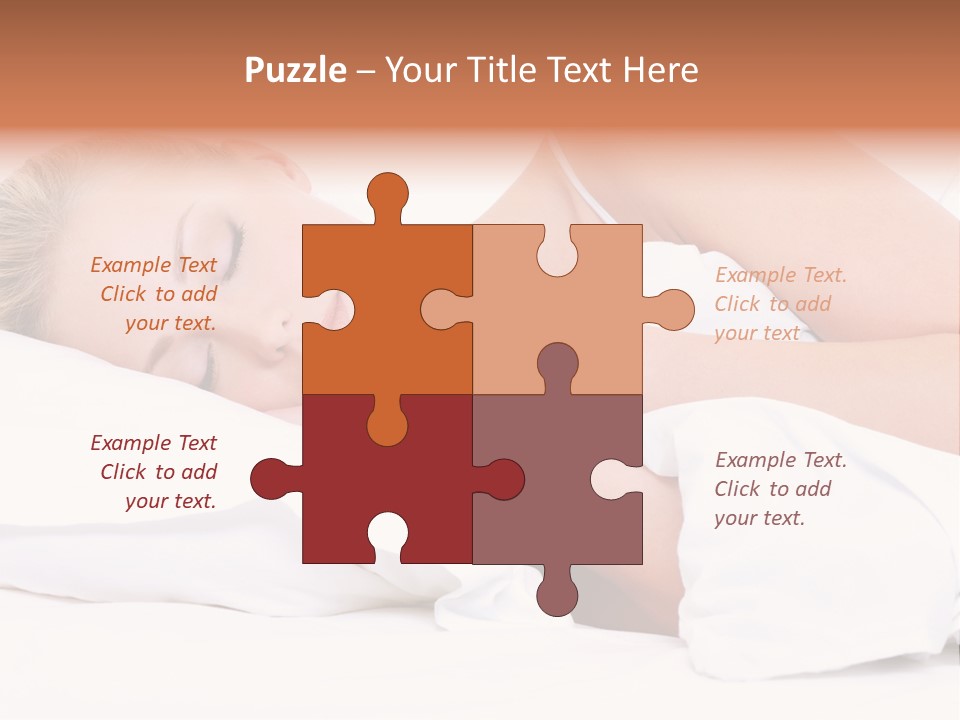 Sleeping People PowerPoint Template