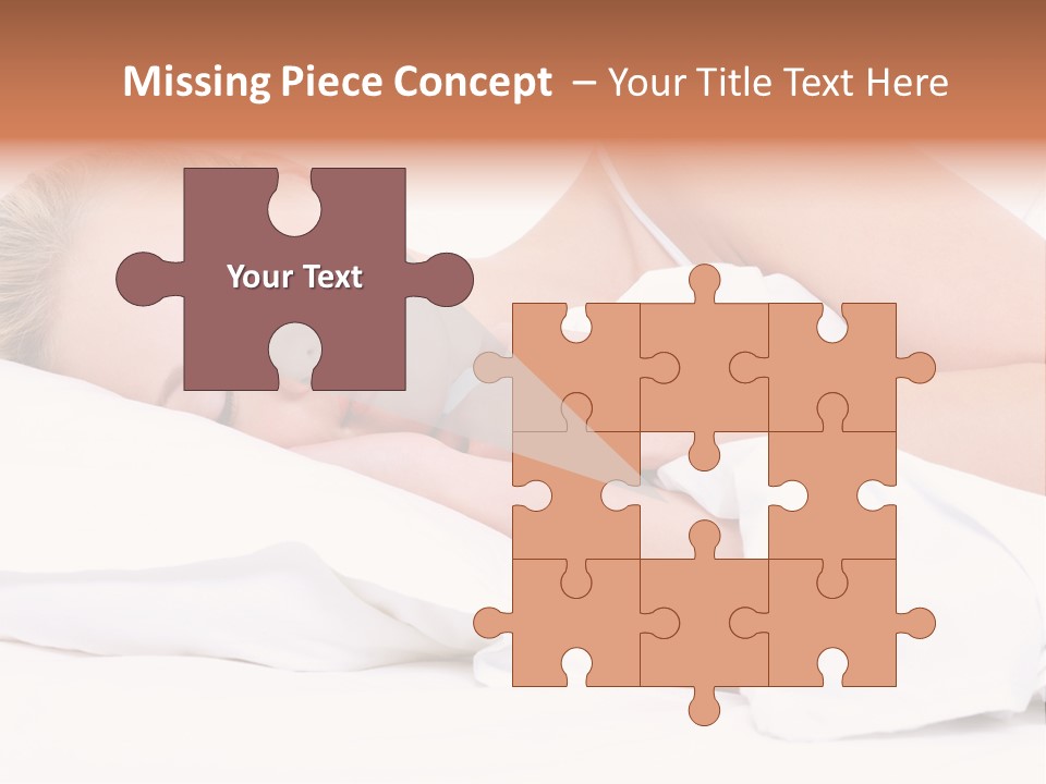 Sleeping People PowerPoint Template