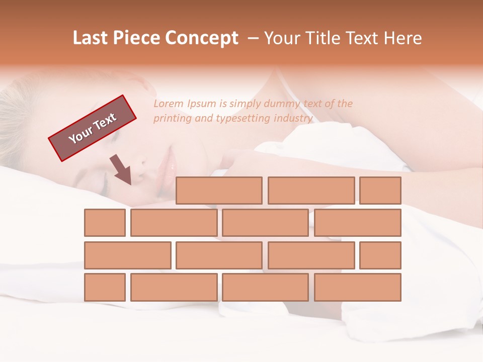 Sleeping People PowerPoint Template