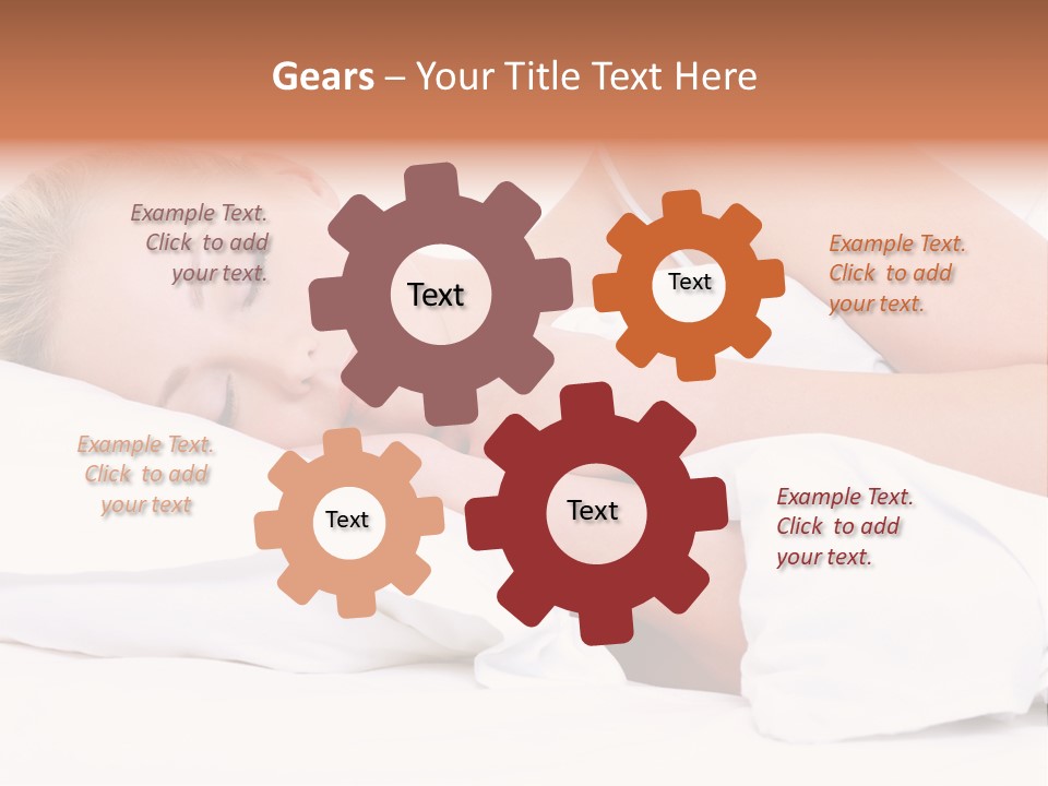 Sleeping People PowerPoint Template