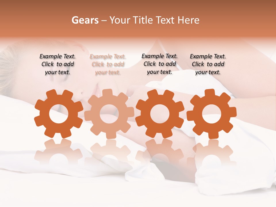 Sleeping People PowerPoint Template