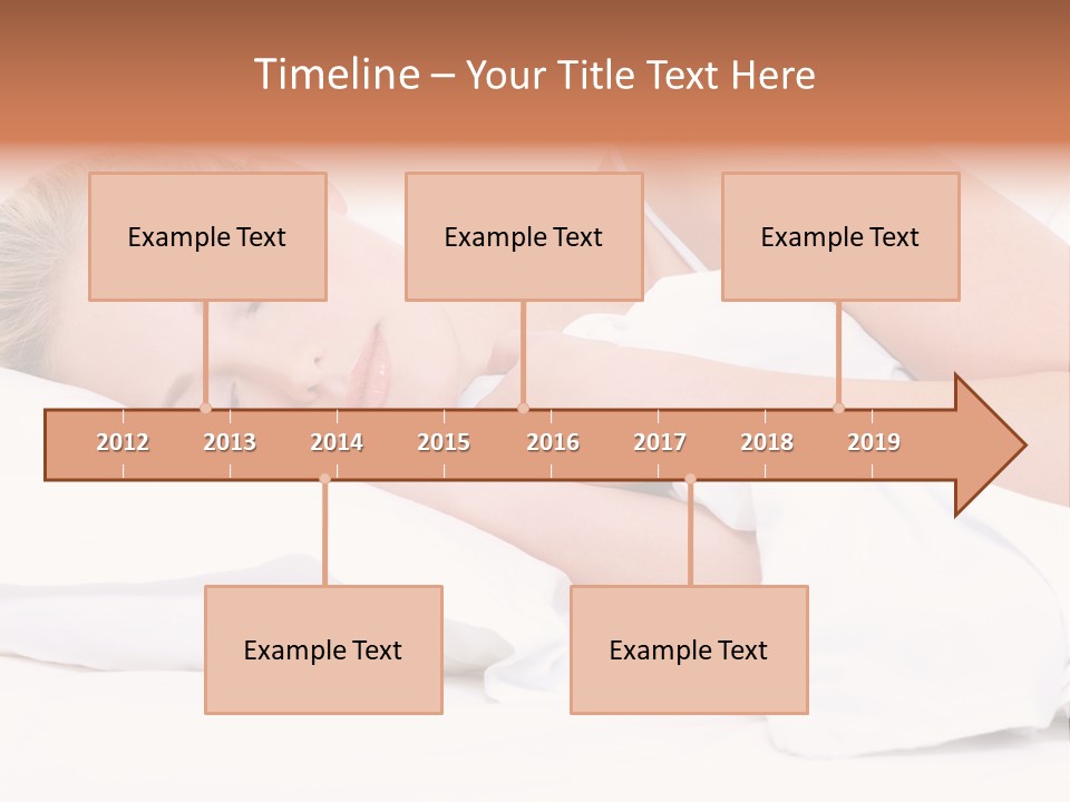Sleeping People PowerPoint Template