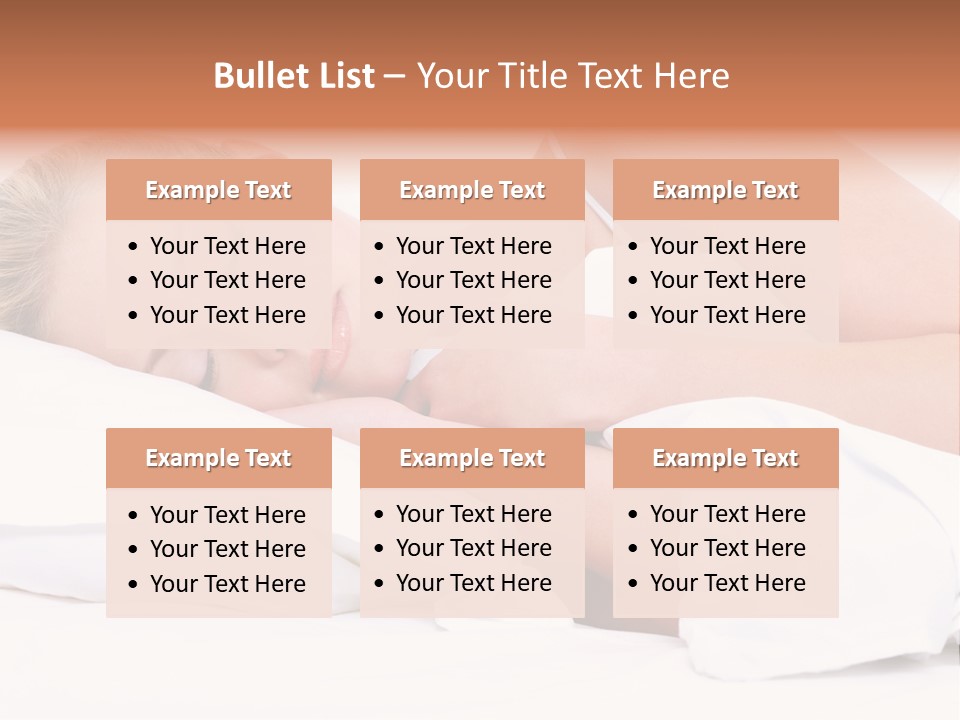 Sleeping People PowerPoint Template