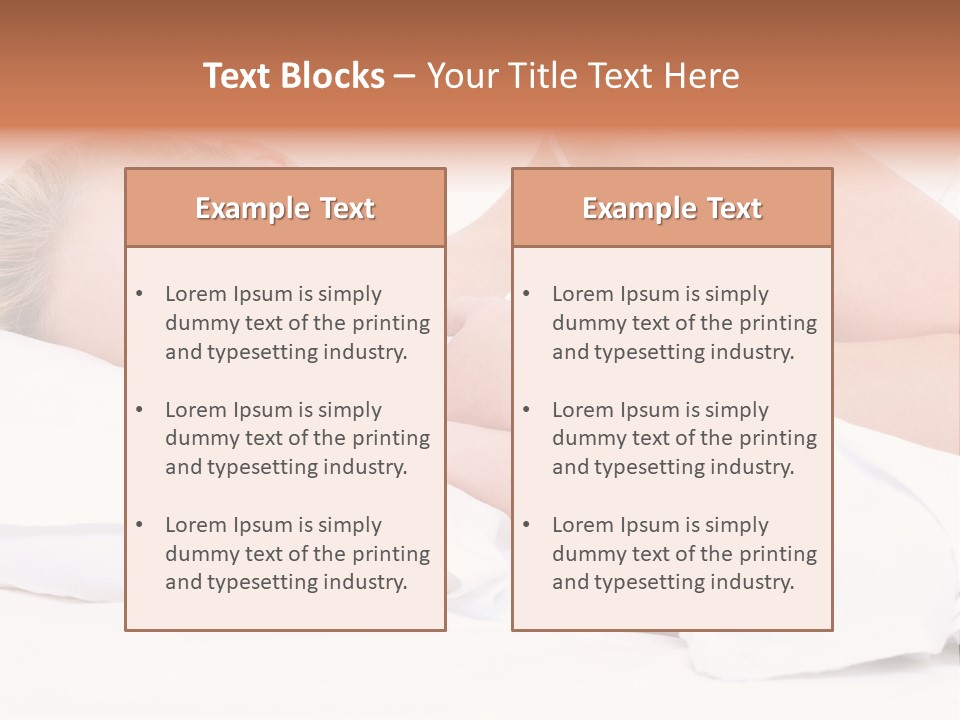 Sleeping People PowerPoint Template