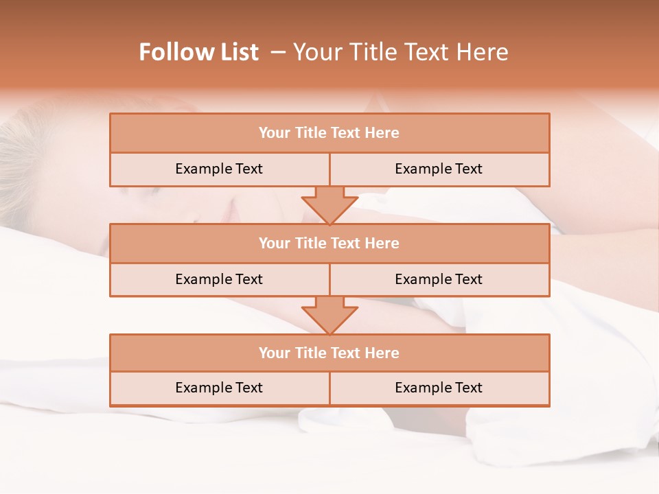 Sleeping People PowerPoint Template