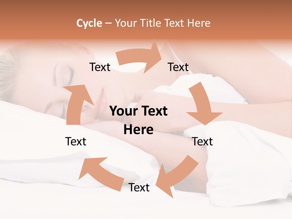 Sleeping People PowerPoint Template