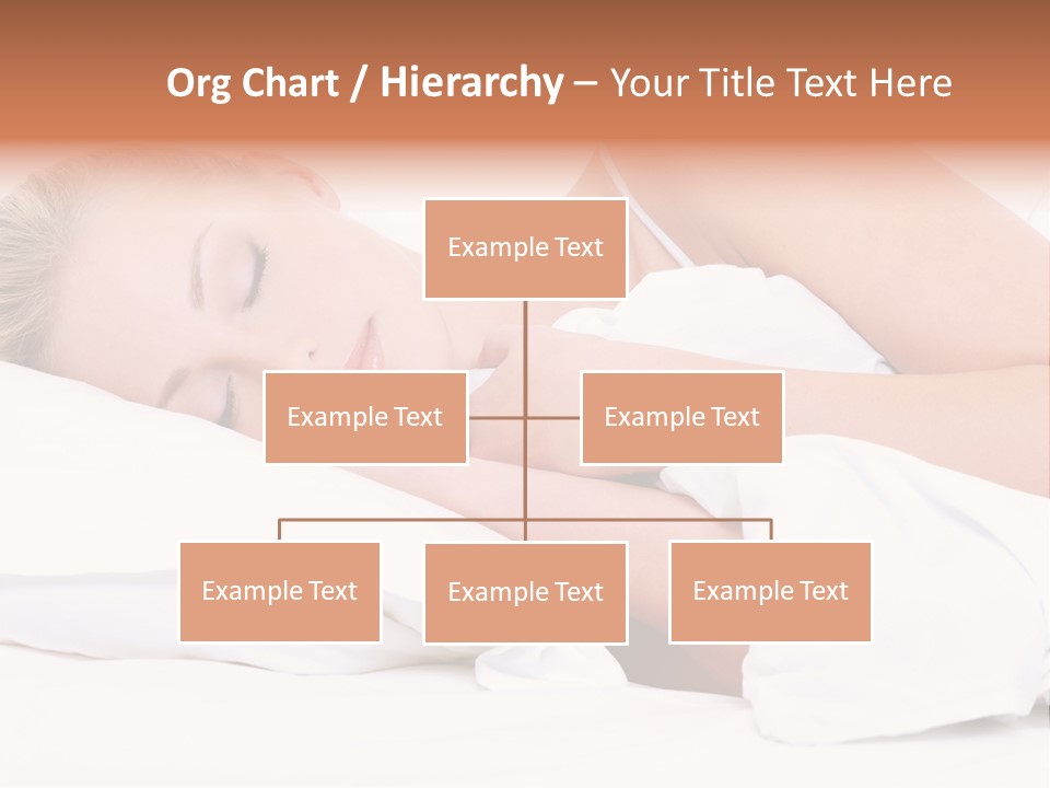 Sleeping People PowerPoint Template