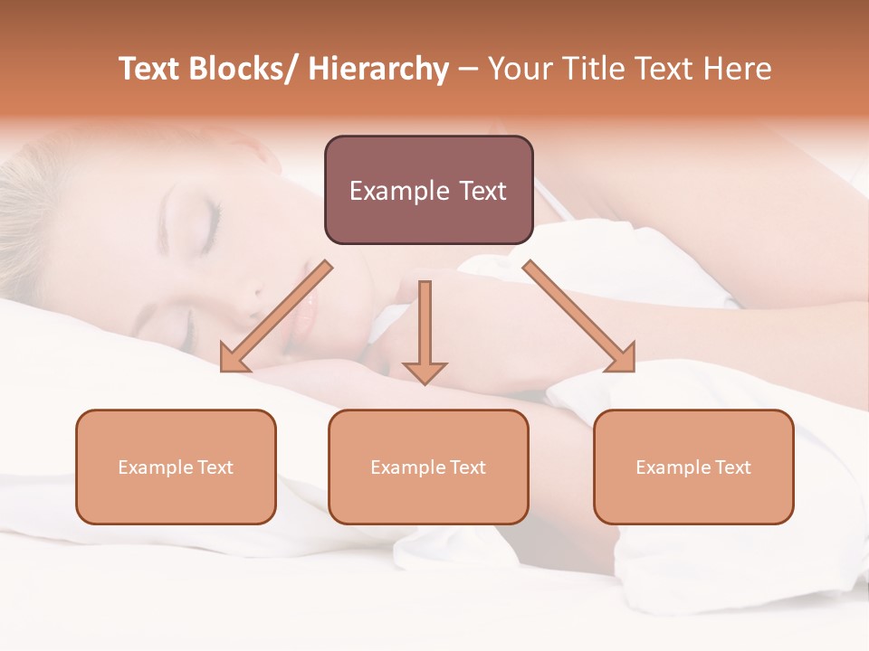 Sleeping People PowerPoint Template