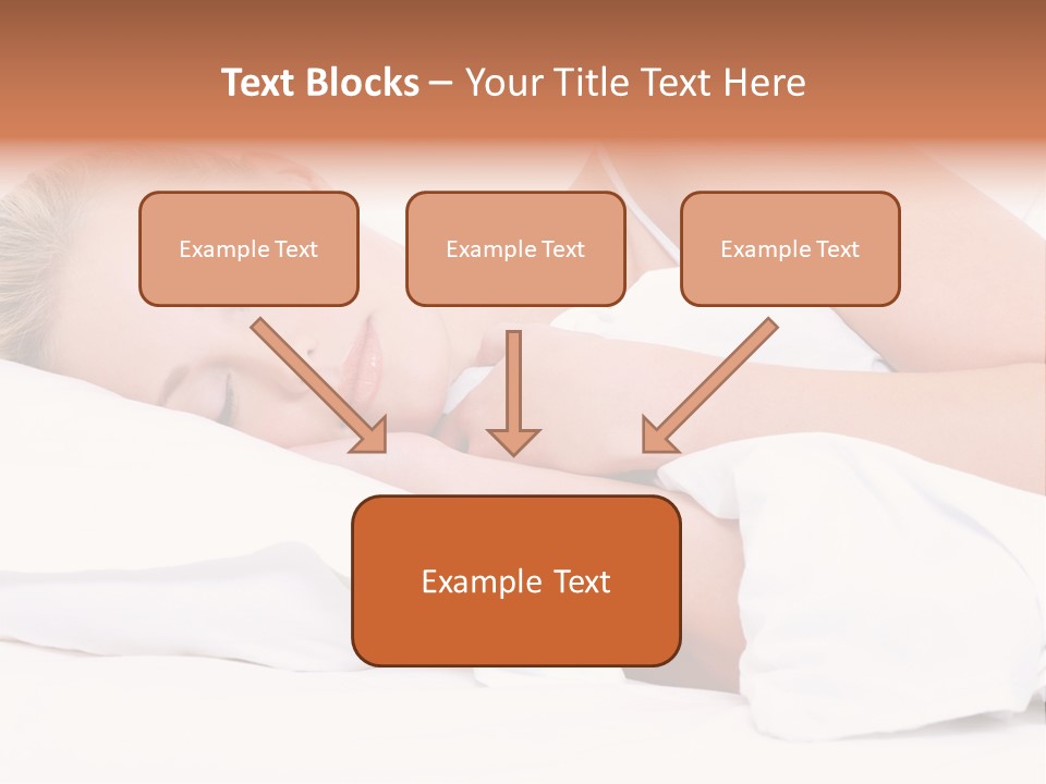 Sleeping People PowerPoint Template