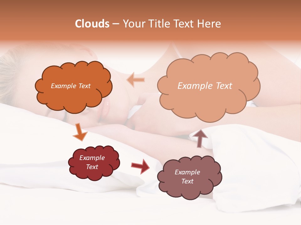 Sleeping People PowerPoint Template