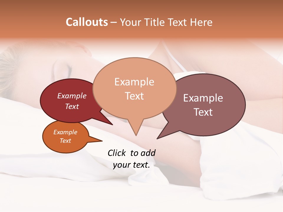 Sleeping People PowerPoint Template