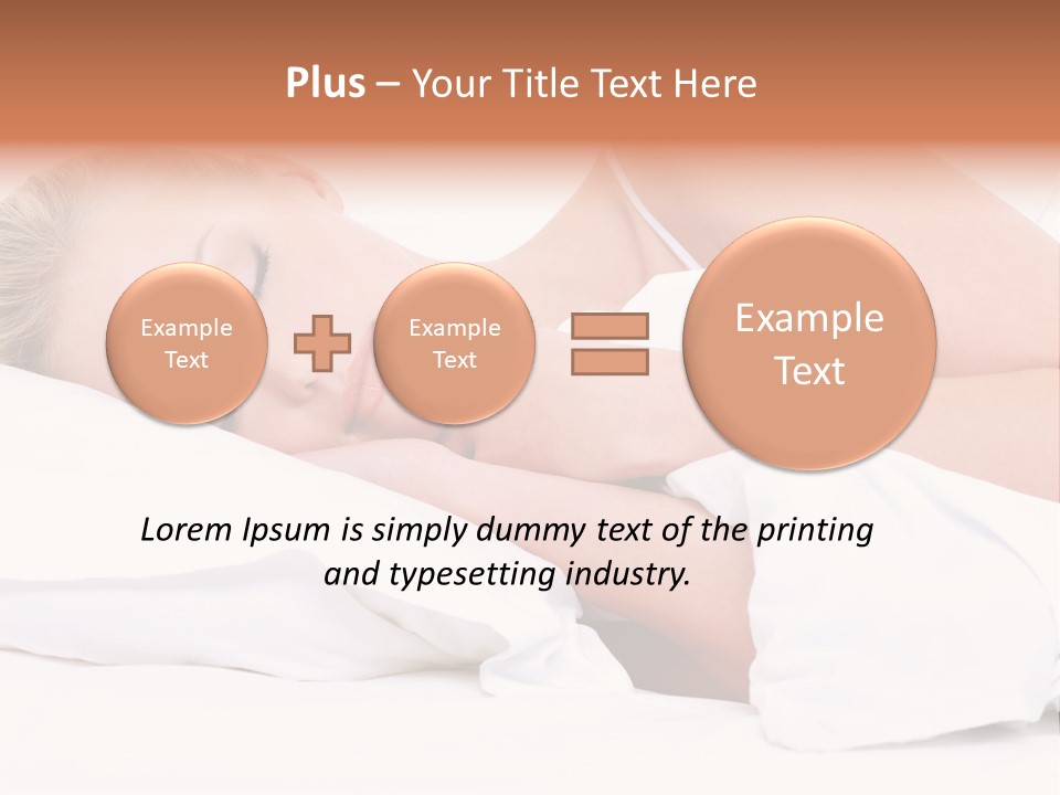 Sleeping People PowerPoint Template