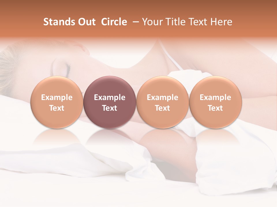 Sleeping People PowerPoint Template