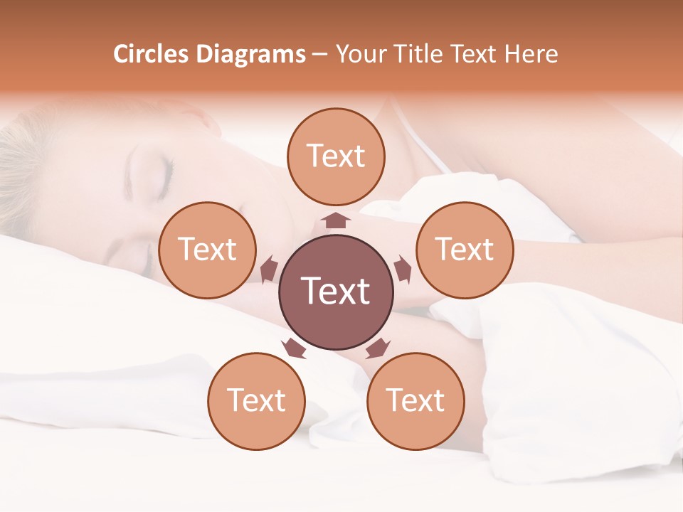 Sleeping People PowerPoint Template