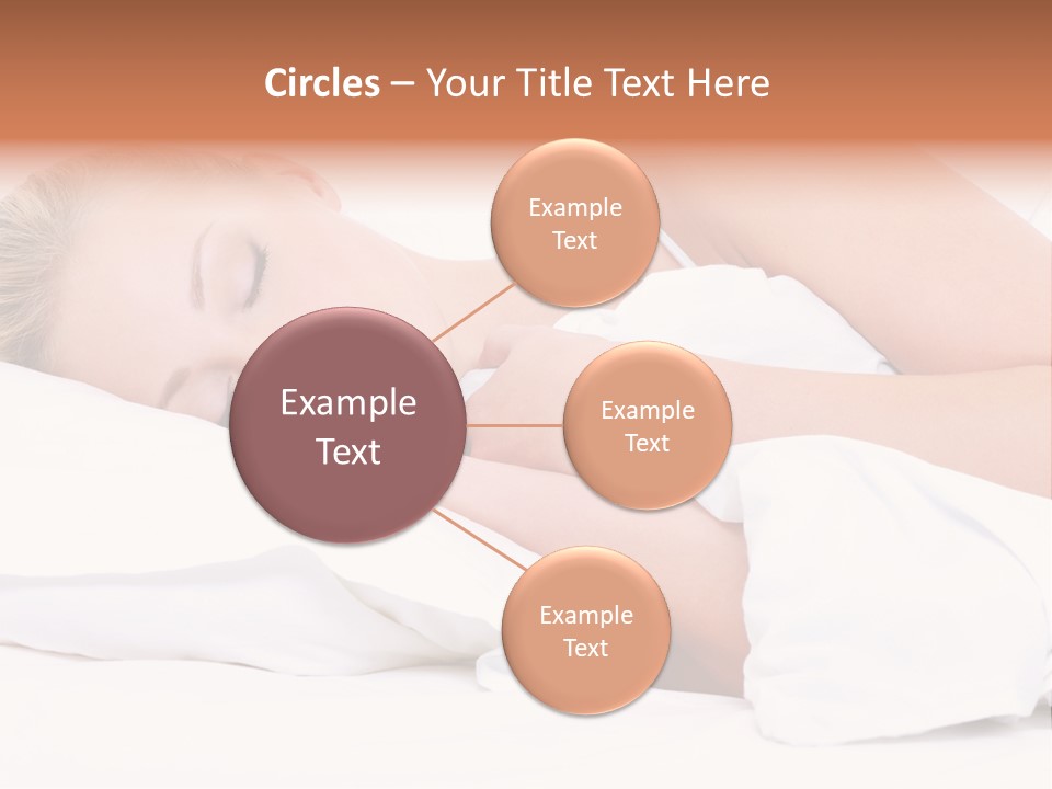 Sleeping People PowerPoint Template