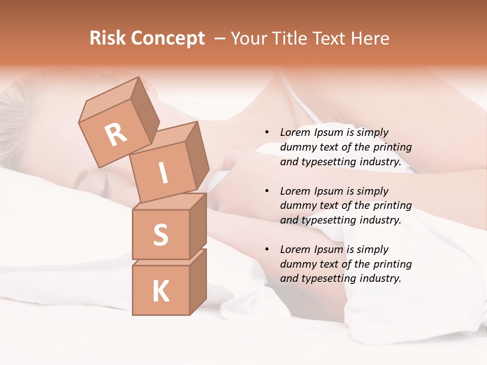 Sleeping People PowerPoint Template