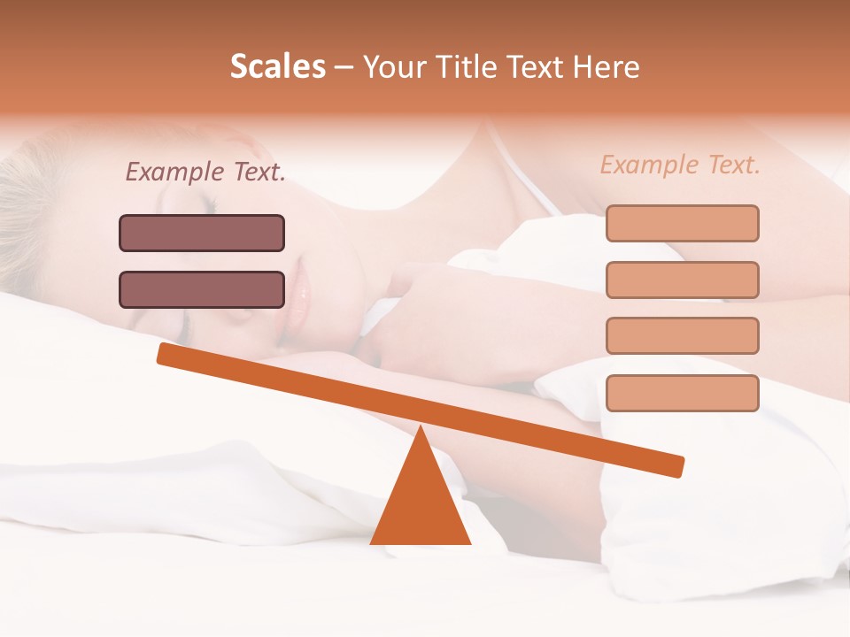 Sleeping People PowerPoint Template