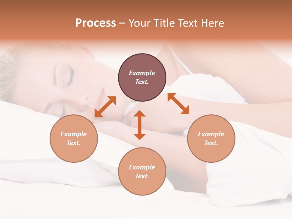 Sleeping People PowerPoint Template
