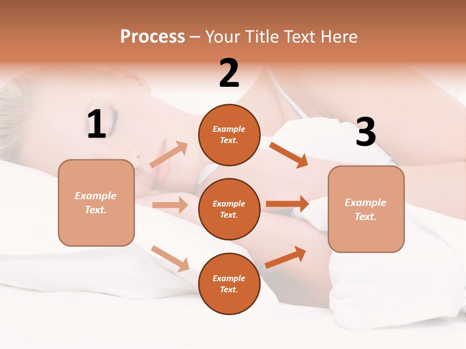 Sleeping People PowerPoint Template