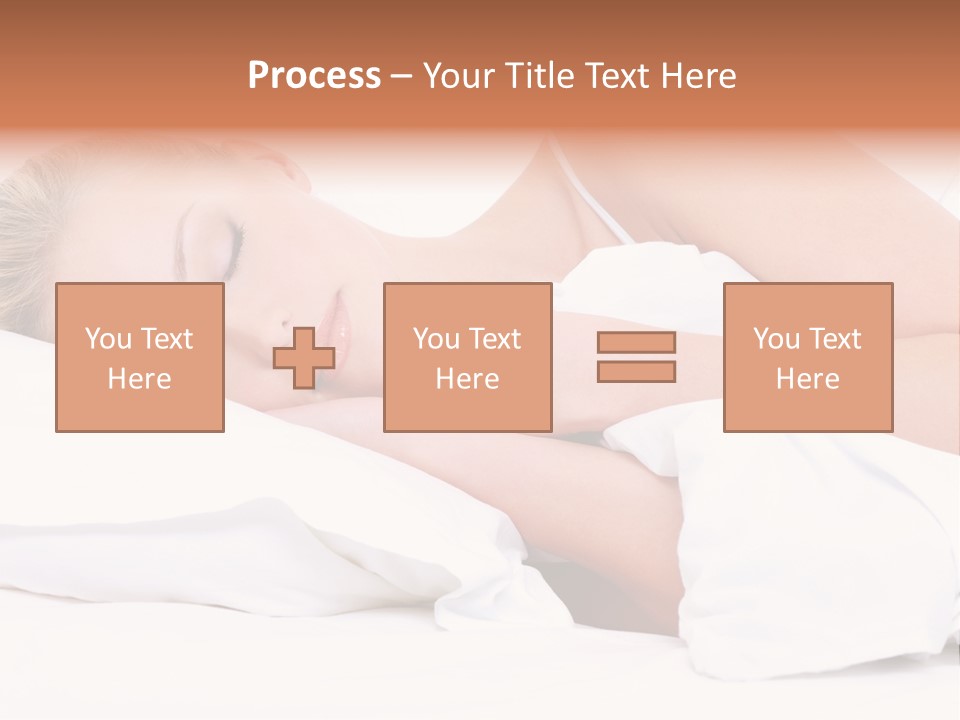 Sleeping People PowerPoint Template