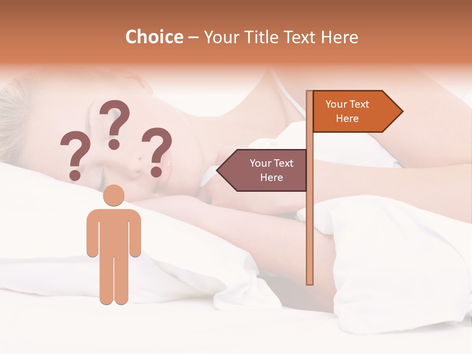 Sleeping People PowerPoint Template