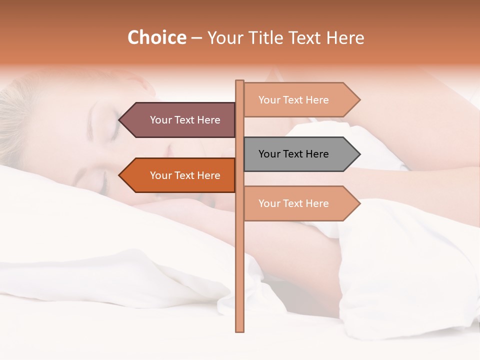 Sleeping People PowerPoint Template