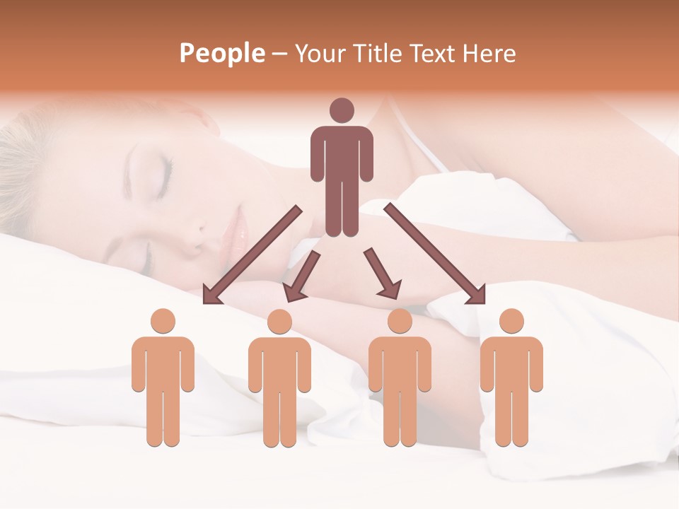 Sleeping People PowerPoint Template