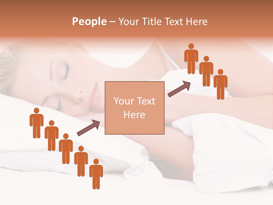 Sleeping People PowerPoint Template