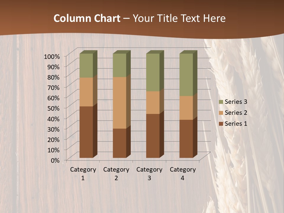 Wheat Spikes PowerPoint Template
