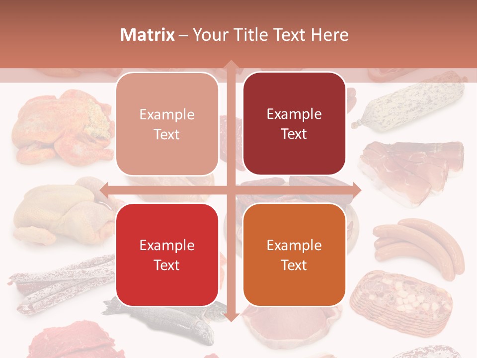 Different Meats PowerPoint Template