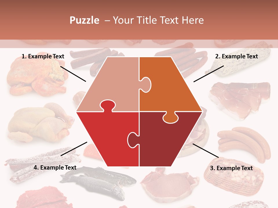 Different Meats PowerPoint Template