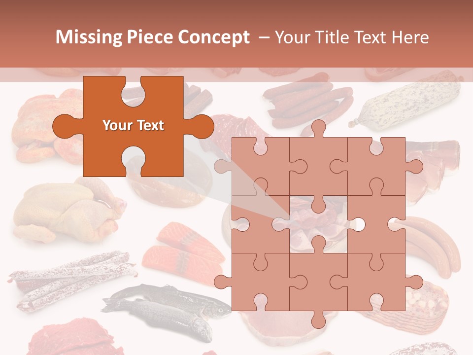 Different Meats PowerPoint Template