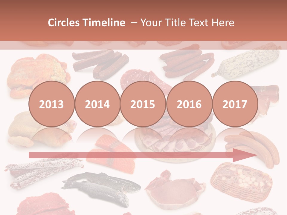 Different Meats PowerPoint Template