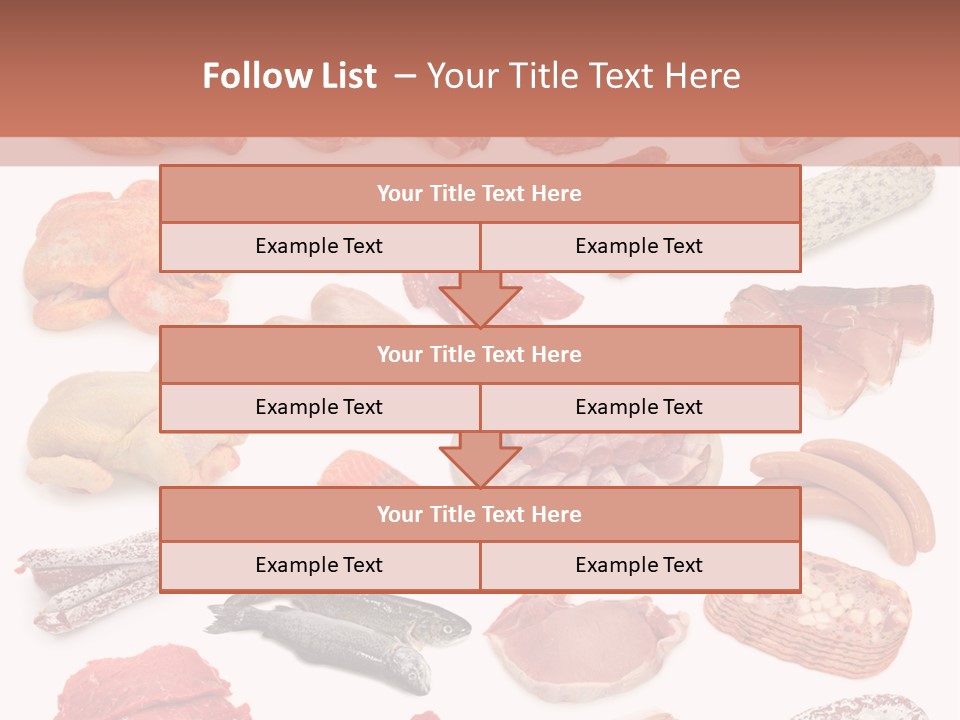 Different Meats PowerPoint Template